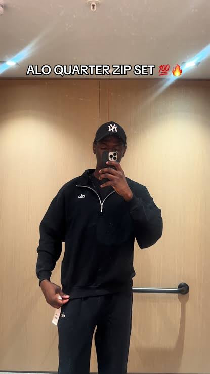 MENS ALO QUARTER ZIP SETS